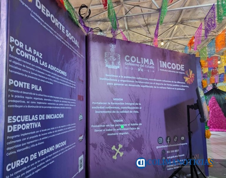 Incode cuenta con un módulo en la Feria de Colima 2025, dentro del Pabellón de Gobierno del Estado