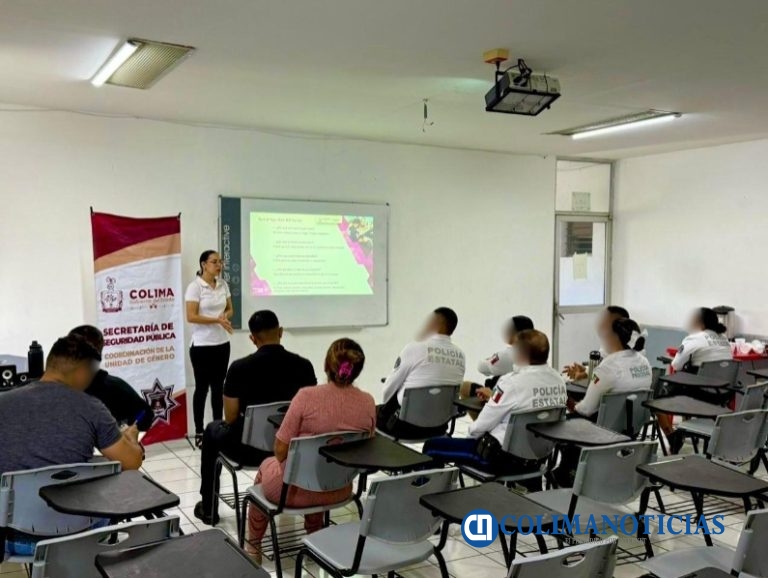 SSP Colima fortalece la formación policial para la atención a las violencias