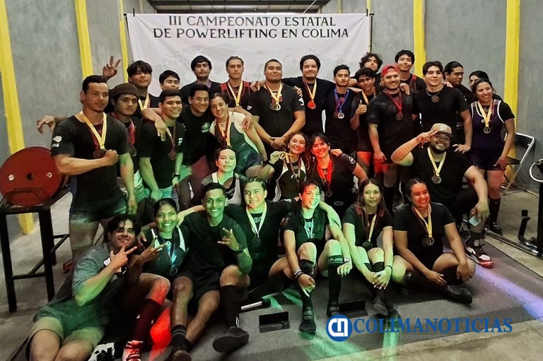 Gran participación en el Tercer Campeonato Estatal de Powerlifting Colima 2025