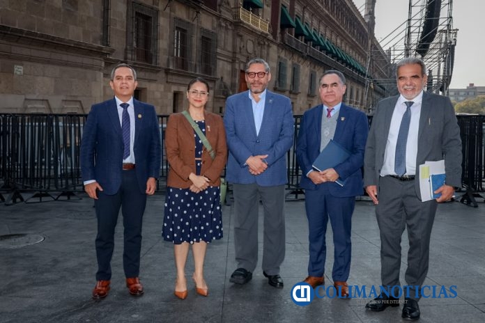 ANUIES_UdeC y rectores en oficina de Hacienda_CDMX_a