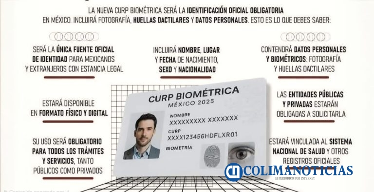 Recopilan datos para CURP Biométrica en Colima, Villa de Álvarez, Manzanillo, Tecomán y Cuauhtémoc
