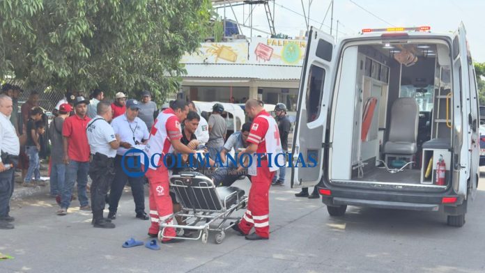 Choque entre motocicleta y mototaxi