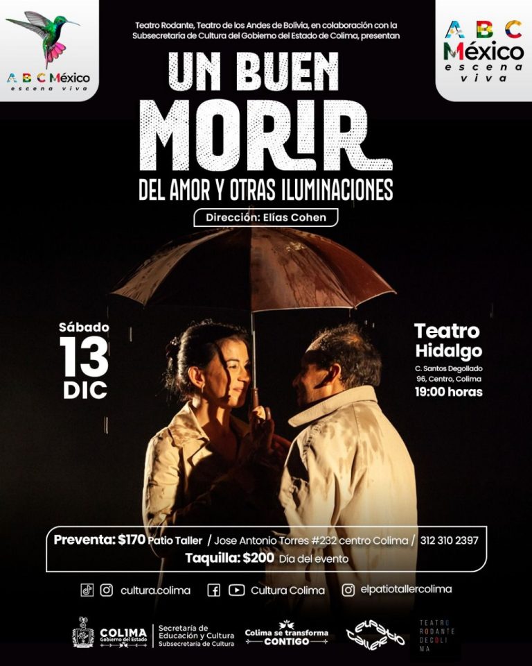 Cultura Colima invita a función de Teatro de los Andes, desde Bolivia