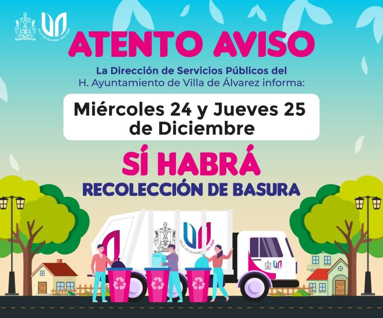 En la Villa sí habrá recolección de basura el 24 y 25 de diciembre