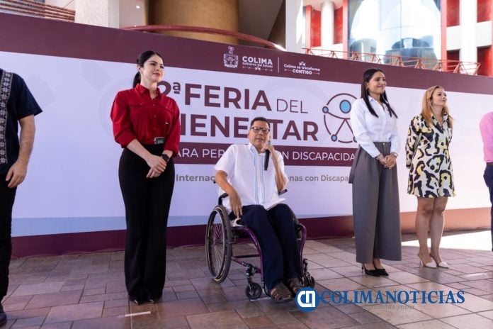 Gobierno del Estado de Colima realiza Feria del Bienestar para Personas con Discapacidad