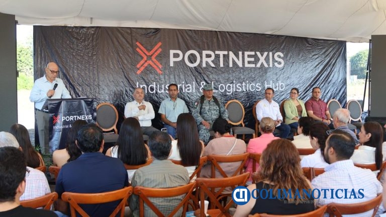 PORTNEXIS coloca la primera piedra de su fraccionamiento industrial en Tecomán