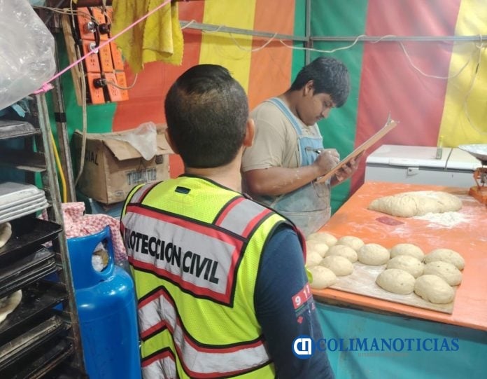 Revisan condiciones de seguridad en puestos que emplean fuego en “La Lupita”