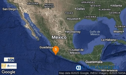 Se registra Sismo en Tecomán; fue de 4.0 con epicentro al sur de esa población