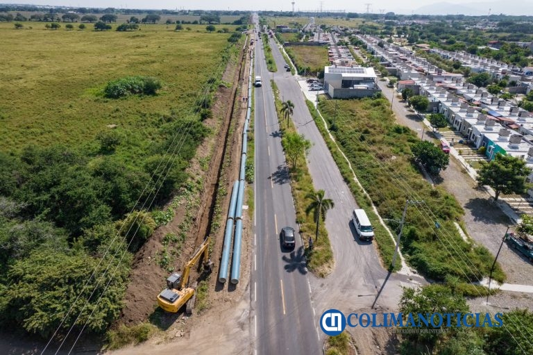 Inicia el “tendido” de tubería del Nuevo Acueducto “Agua para Colima”