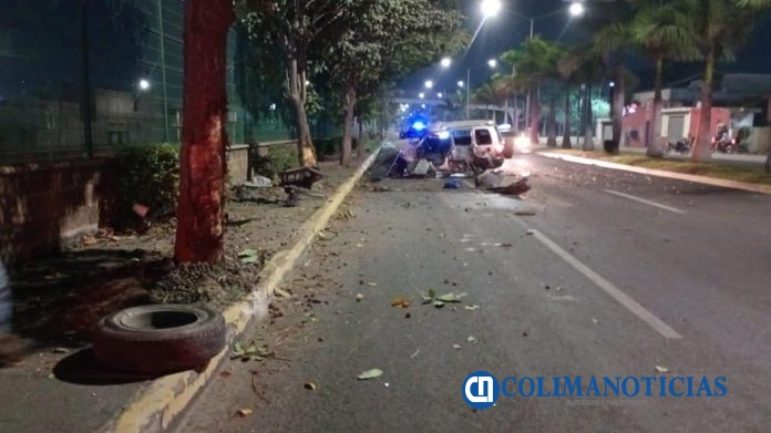 Un muerto en accidente por la zona de Fondeport en Manzanillo