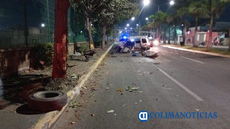 Un muerto en accidente por la zona de Fondeport en Manzanillo