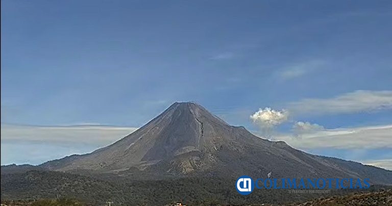 Volcán de Colima mantiene actividad estable y sin riesgo: UEPC