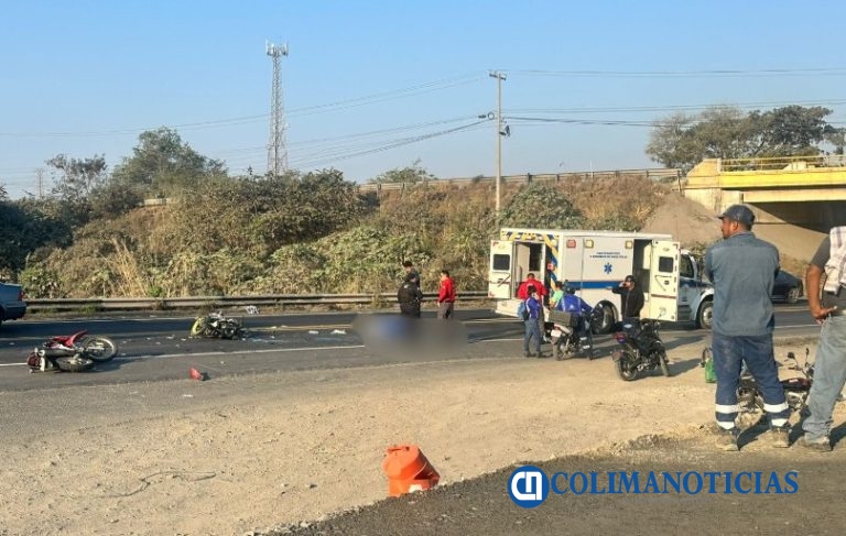 Choque de motociclistas en el libramiento El Naranjo, deja un muerto