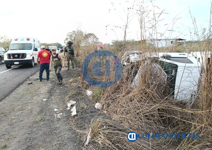 Accidente tramo Cerro de Ortega–Tecomán