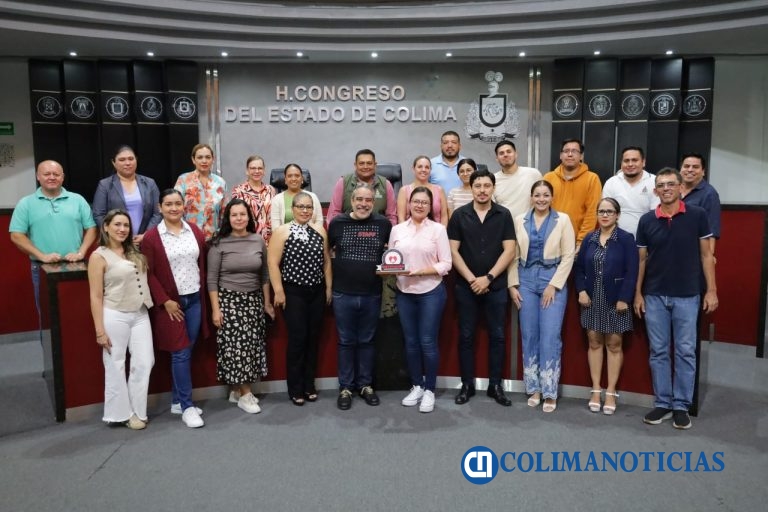 Congreso del Estado de Colima recibe distinción como “Institución comprometida con la vida”