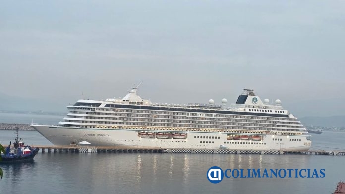 Este domingo, estuvo en Manzanillo uno de los cruceros más exclusivos