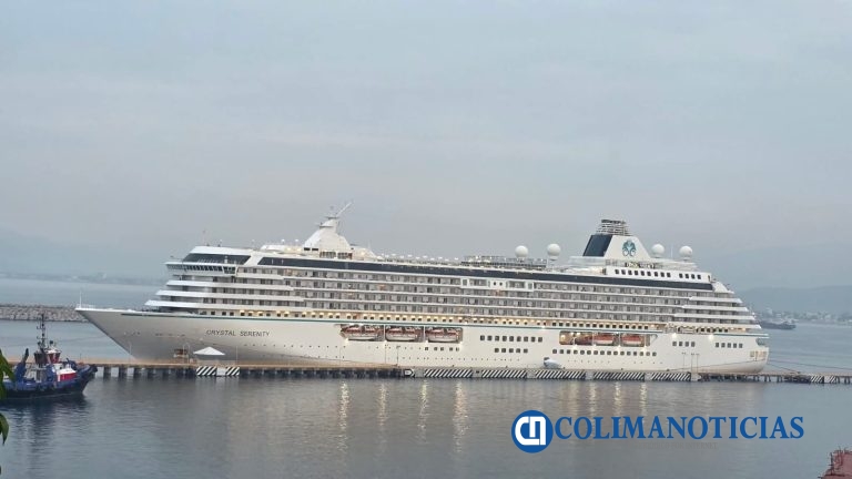 Este domingo, estuvo en Manzanillo uno de los cruceros más exclusivos