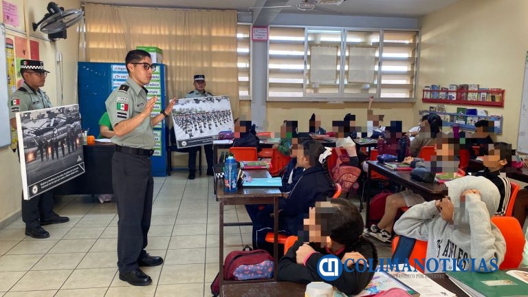 Guardia Nacional imparte pláticas de igualdad y equidad de género a estudiantes y docentes, en Cuauhtémoc