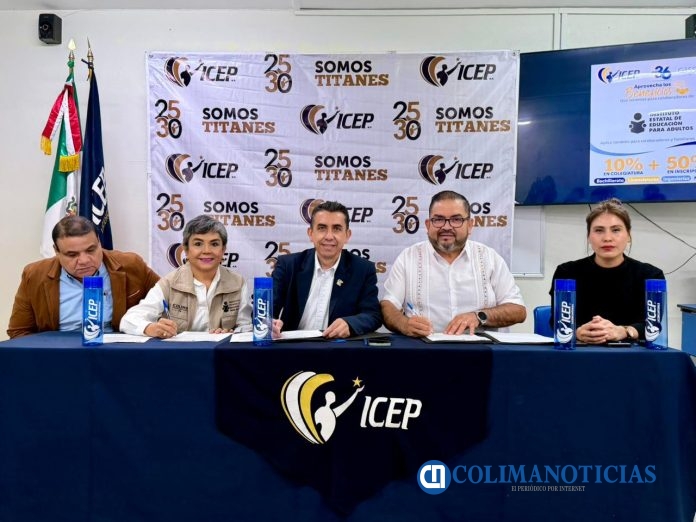 IEEA e ICEP formalizan convenio para ampliar cobertura y reducir el rezago educativo