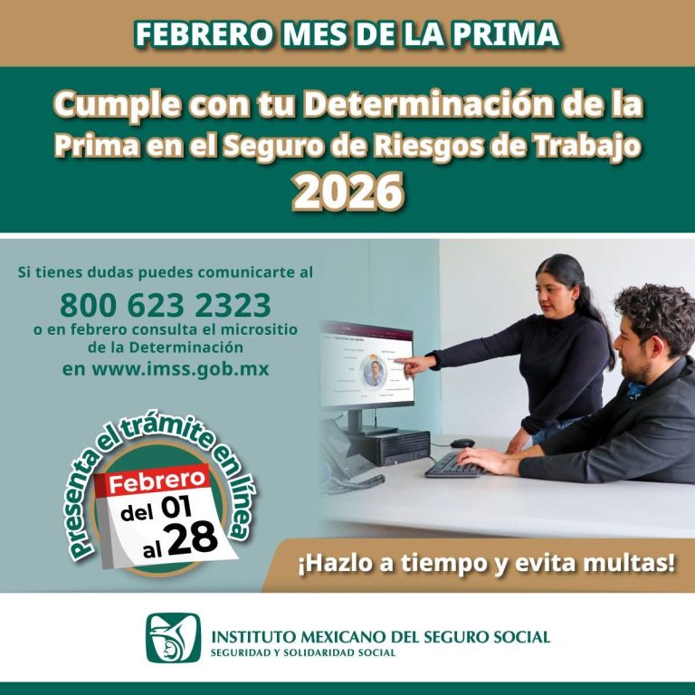 Exhorta IMSS Colima a presentar la Determinación de la Prima en el Seguro de Riesgos de Trabajo