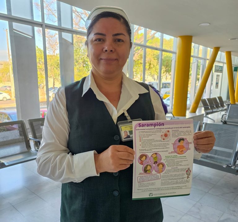 Llama IMSS Colima a completar esquemas de vacunación para prevenir el sarampión