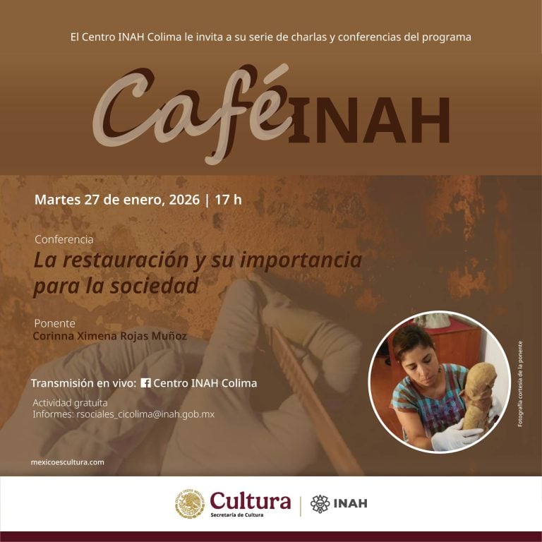 Centro INAH Colima invita a conferencia sobre restauración
