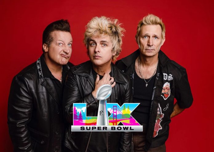 La NFL anuncia a Green Day para la apertura del Super Bowl LX