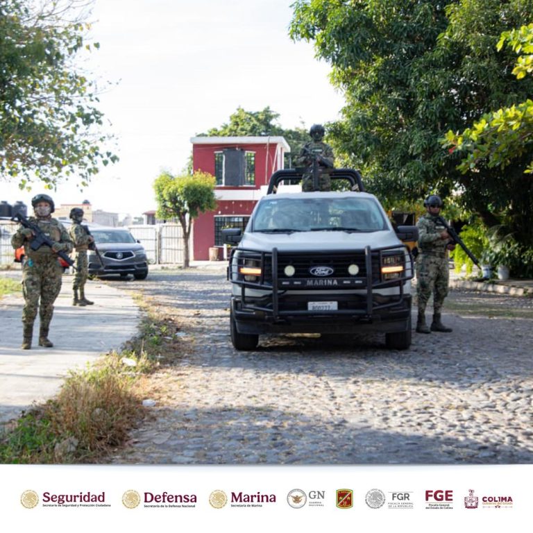 Instituciones de la Mesa de Coordinación Estatal realizan operativo disuasivo en la zona norte de Villa de Álvarez
