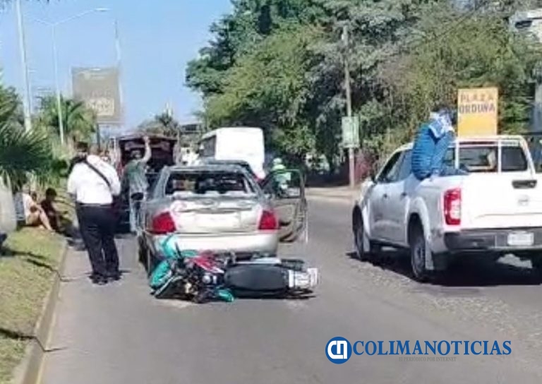 Un motociclista lesionado tras accidentarse en la zona de Fondeport