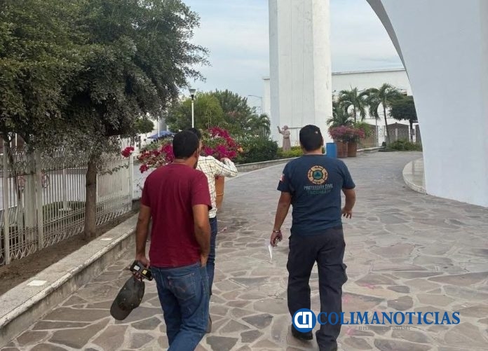Verifican condiciones de seguridad del templo de Santo Santiago previo a fiestas religiosas