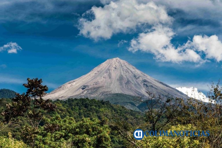 Sigue en calma el Volcán de Fuego; no representa riesgo para la población: UEPC Colima