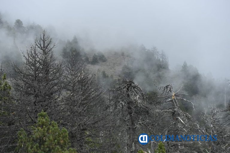 Se registra caída de granizo y aguanieve en la Zona de los Volcanes de Colima