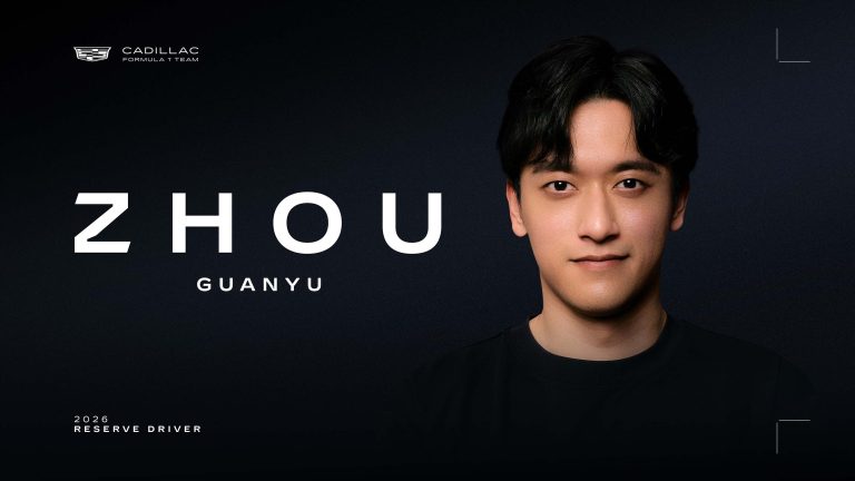 Zhou Guanyu se une a Cadillac como piloto reserva para 2026