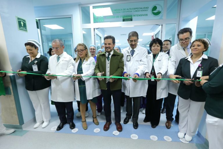 Zoé Robledo inaugura Unidad de Cuidados Intensivos en Hospital de Traumatología y Ortopedia Lomas Verdes del IMSS