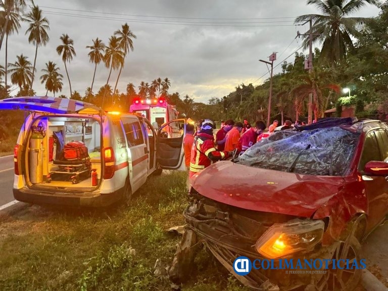 Un muerto y un herido en fatal accidente rumbo a la playa El Paraíso