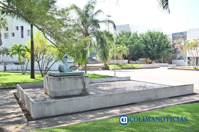 Cultura Colima y Ciapacov reactivarán la fuente ‘El Toro’ en la Casa de la Cultura