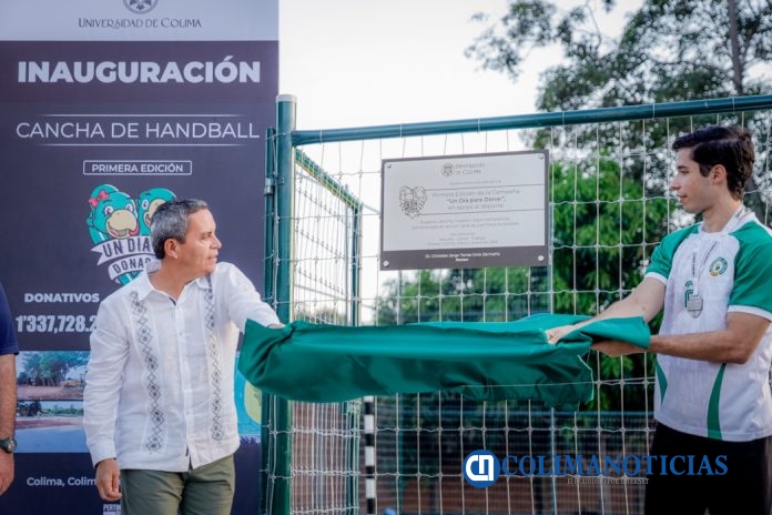 Entrega UdeC cancha de Handball_Un día para donar_a