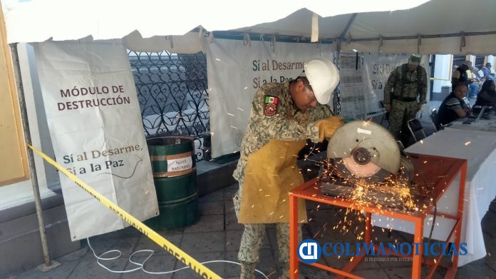 Este jueves concluye en Colima capital campaña “Sí al Desarme, Sí a la Paz”