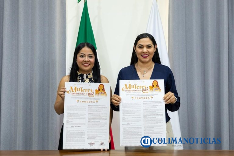 Gobernadora de Colima e ICM anuncian convocatoria para reconocer a Mujeres Constructoras de Paz