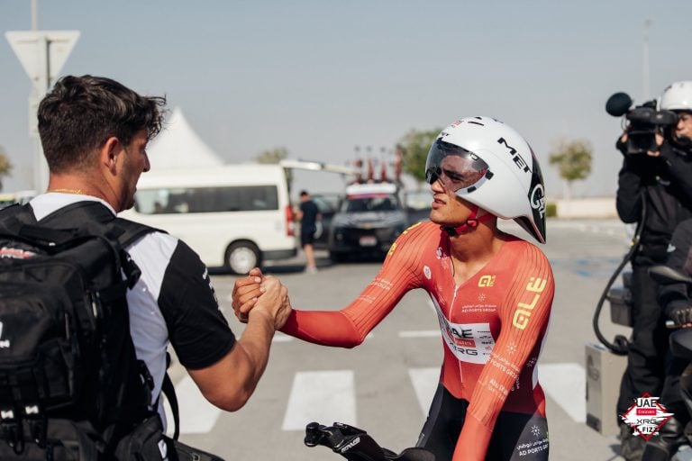 Isaac del Toro finalizó en el lugar 25 de la Etapa 2 del UAE Tour 2026