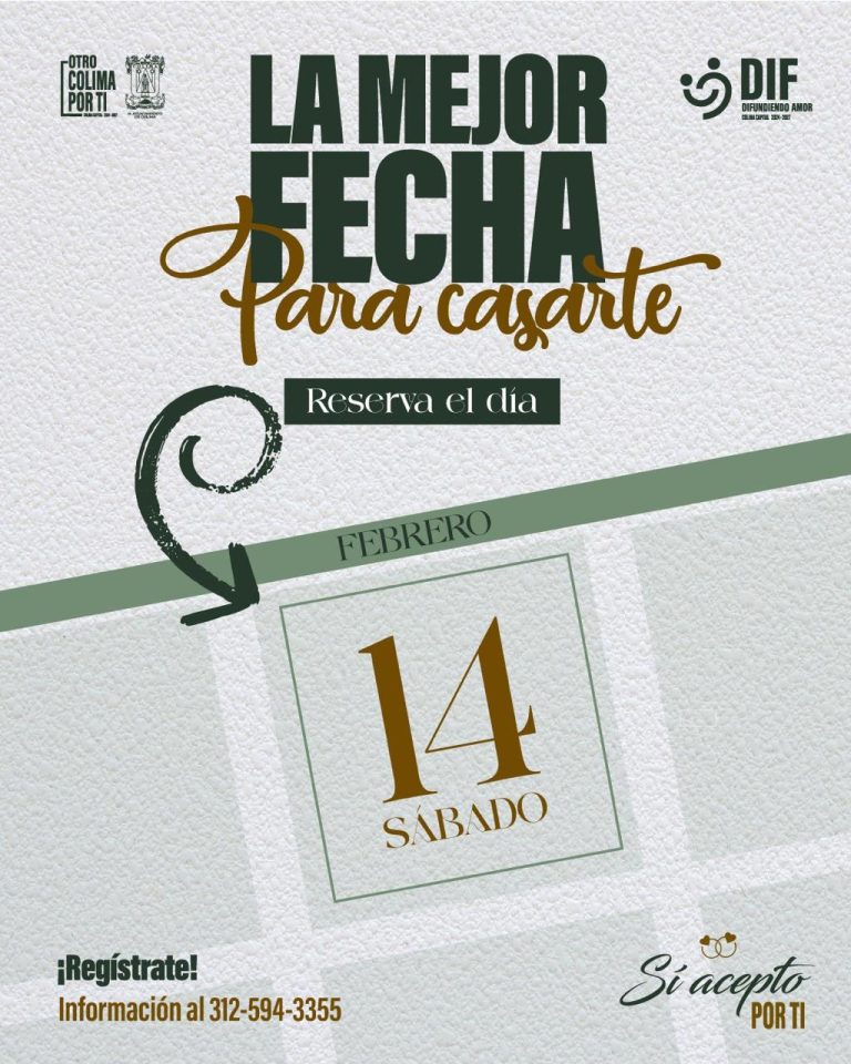 Martes último día para entregar documentos para quienes participarán en las bodas colectivas, en Colima