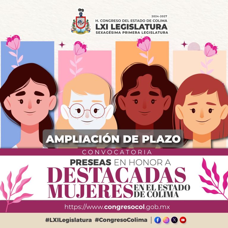 Amplían al 25 de febrero la Convocatoria a “Mujeres Destacadas” 2026