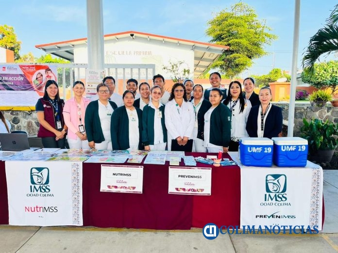 Participa IMSS Colima en las acciones de la Estrategia “Vive Saludable, Vive Feliz”