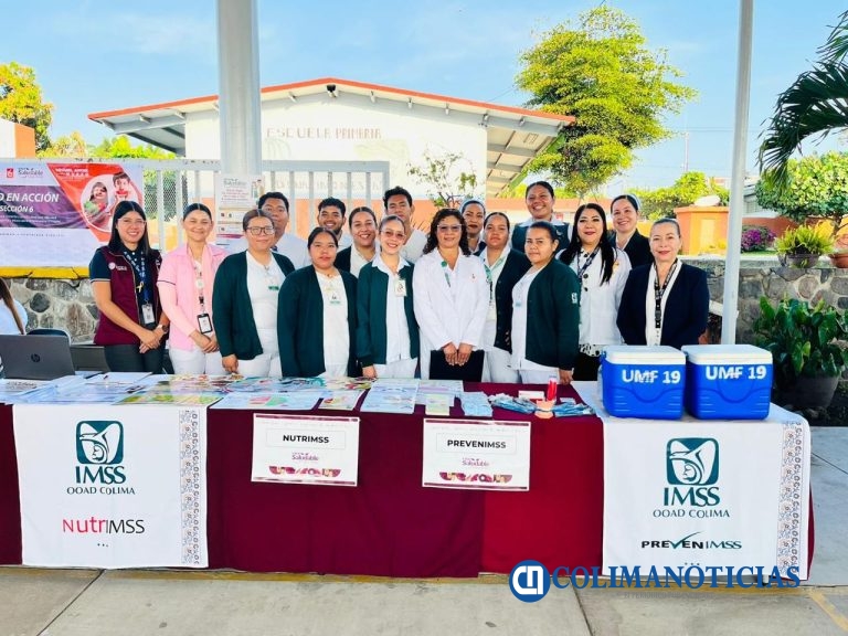Participa IMSS Colima en las acciones de la Estrategia “Vive Saludable, Vive Feliz”