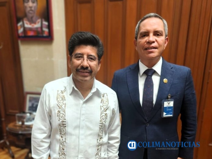 Rector UdeC asiste a firma de convenio SCJN-UABJO, en la CDMX_Con ministro Pdte Hugo