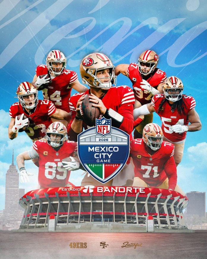 San Francisco 49ers serán locales en el juego de NFL en México en el Estadio Banorte