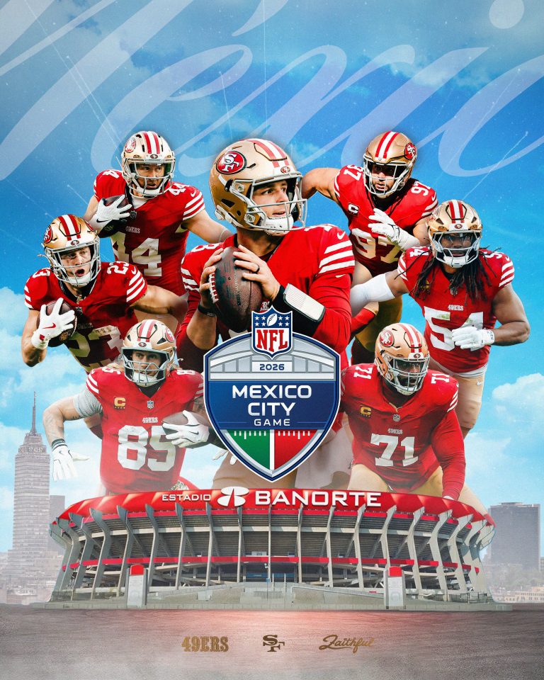 San Francisco 49ers serán locales en el juego de NFL en México en el Estadio Banorte