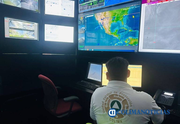 Volcán de Colima se mantiene estable y con baja actividad: UEPC
