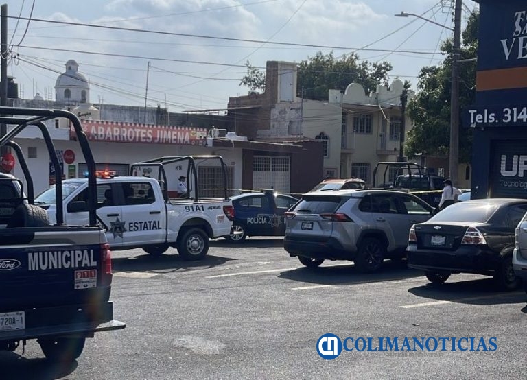 Matan a un hombre sobre la calle Felipe Valle en el centro de Colima