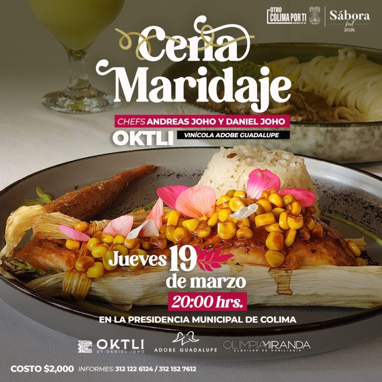 Últimos boletos para la cena maridaje del jueves 19, dentro del Sábora Fest